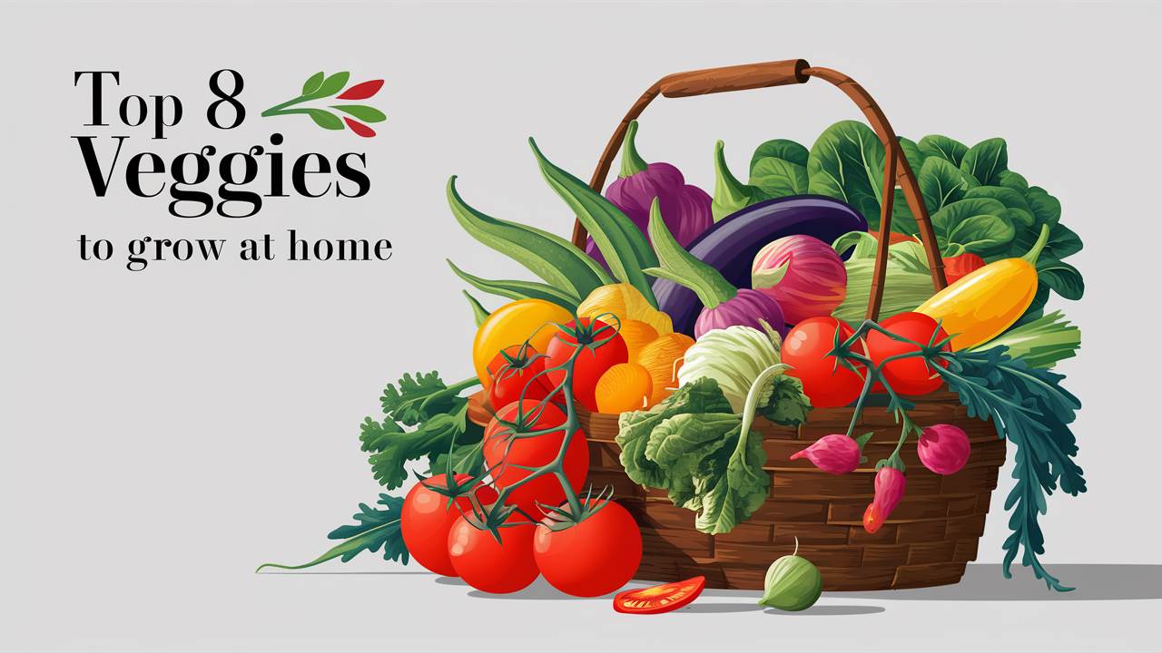 Grow Your Own Nutritious Veggies at Home - Top 8 Easy Picks