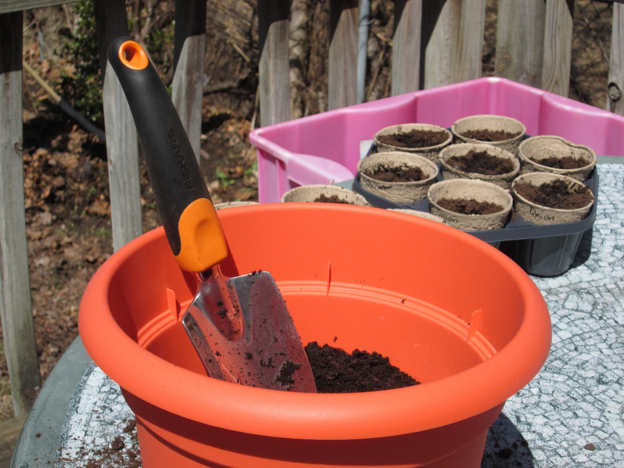 pots or containers 
