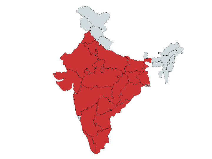 india map